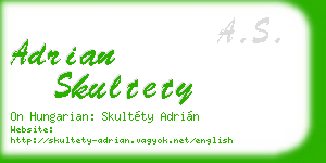 adrian skultety business card